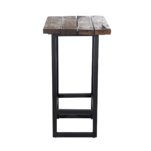 24 Inch Square Rustic Plank Cocktail Table