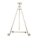 25 Inch Brass Table Top Easel