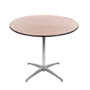 36" Round Pedestal Table Plywood Top