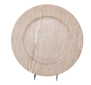Birch Faux Wood Charger