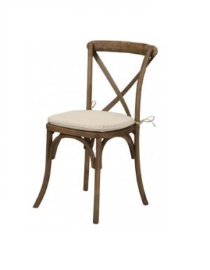 Crossback Chair with Cushion