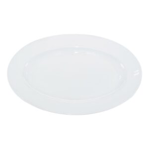 14 Inch White China Oval Platter