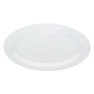 16 Inch White China Oval Platter