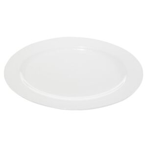18 Inch White China Oval Platter