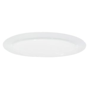 24 Inch White China Narrow Oval Platter