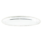 Large Oval Silver Plate Fish Tray