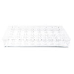Mirrored Acrylic Two-Piece Cone Carrying Tray