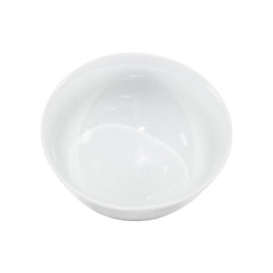 Round White China Vegetable Bowl