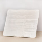 White China Wood Grain Platter