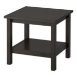 22" Square Black-Brown End Table