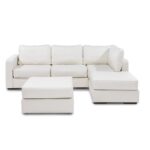 White Leather Lovesac