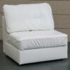White Leather Lovesac Chair