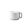 White Coupe Coffee Cup